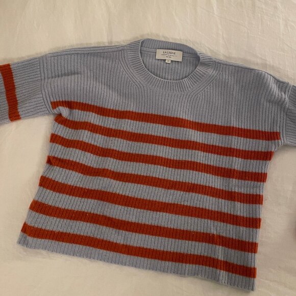 La Ligne Mini Toujours Striped Cashmere Sweater Size Small - Picture 6 of 6